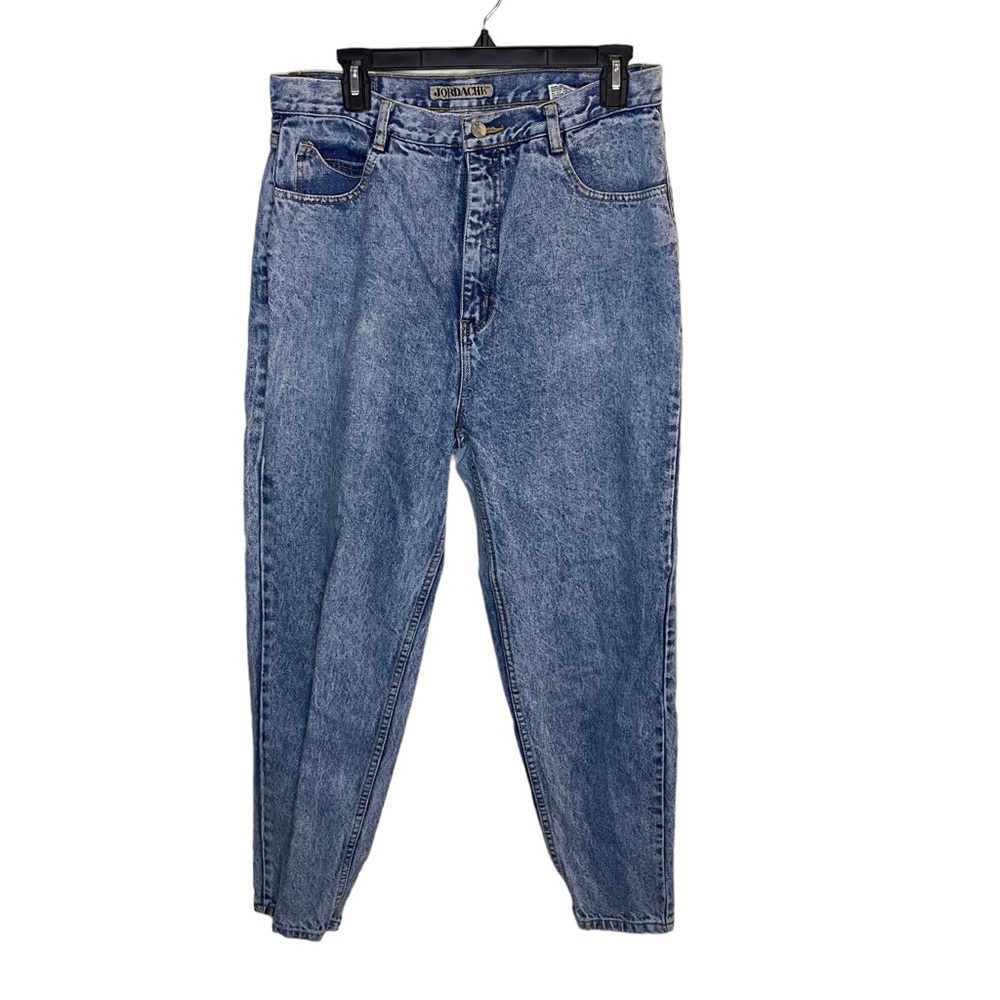 Jordache Mom Jeans Women’s 32x28 Blue High Rise Denim 90s Y2K Vintage High Waist - Picture 2 of 10